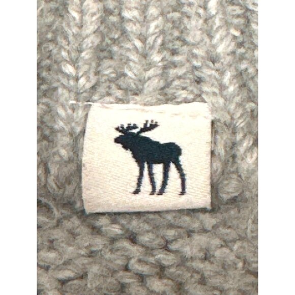 Abercrombie Kids Size 15 Gray Girl Draped Waterfall Cardigan Soft Knit Open Fron - Picture 11 of 13